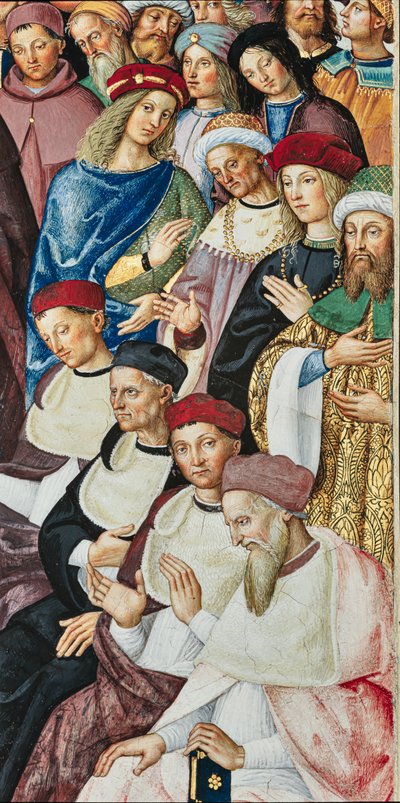 Piccolomini-bibliotheek, zuidoostmuur: 