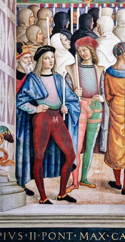 Piccolomini-bibliotheek, zuidwestmuur: 