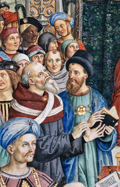 Piccolomini-bibliotheek, zuidwestmuur: 