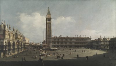 Piazza San Marco, Venetië, c.1740 door Bernardo (attr. to) Bellotto