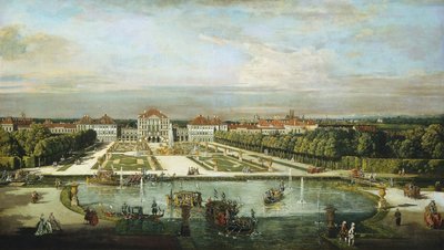 Slot Nymphenburg, München, ca. 1761 door Bernardo Bellotto