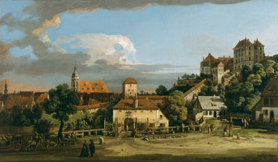 Pirna: De Obertor vanuit het zuiden door Bernardo Bellotto