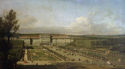 Schönbrunn Paleis en tuinen, 1759-61 door Bernardo Bellotto