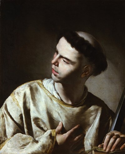Heilige Laurentius door Bernardo Cavallino