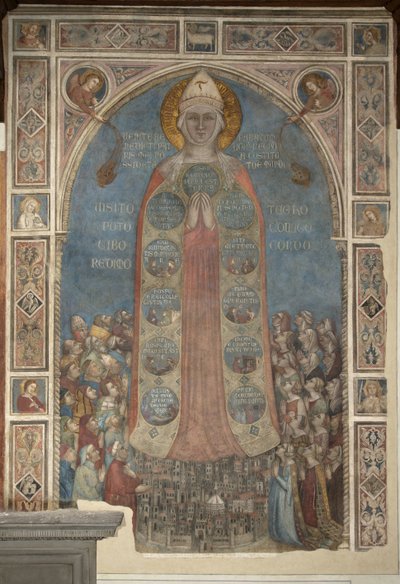 Madonna della Misericordia, 1342 door Bernardo Daddi