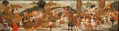 De triomf van Alexander door Bernardo Rosselli