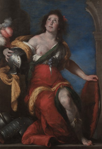 Allegorisch figuur door Bernardo Strozzi