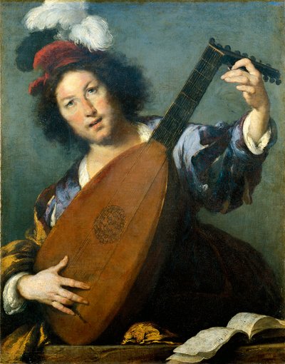 Oostenrijk, Wenen, De Luitspeler door Bernardo Strozzi