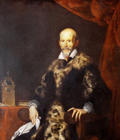 Portret van een Genuese edelman, 1615 door Bernardo Strozzi