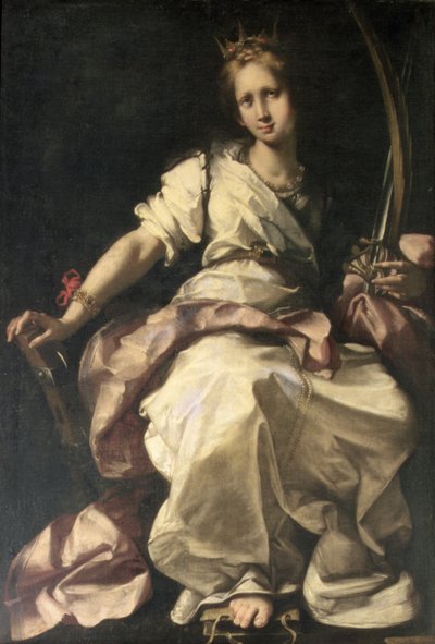 St. Catharina van Alexandrië door Bernardo Strozzi