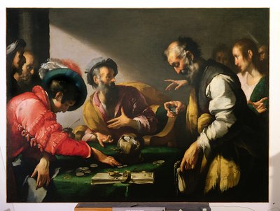 De roeping van St. Mattheüs, ca. 1620 door Bernardo Strozzi