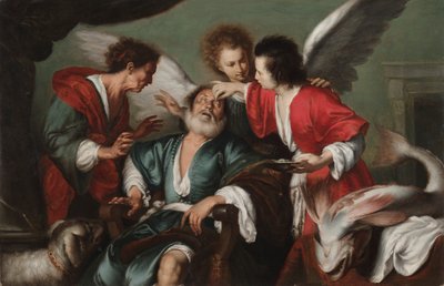 De Genezing van Tobit, ca. 1625 door Bernardo Strozzi