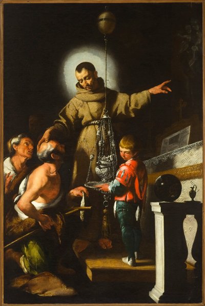 Het wonder van Sint Didacus door Bernardo Strozzi