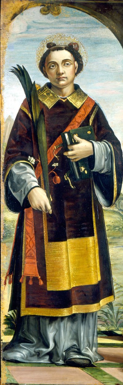 Sint Stefanus door Bernardo Zenale