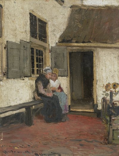 Buurpraatjes door Bernardus Johannes Blommers