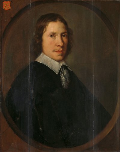 Portret van François Leydecker, burgemeester van Tholen door Bernardus Swaerdecroon