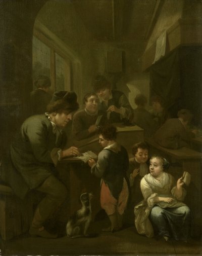 De schoolmeester door Bernardus van Schijndel