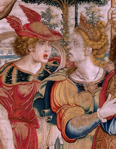 De sferen: Hercules ondersteunt de hemelsfeer door Bernart van (attr. to) Orley