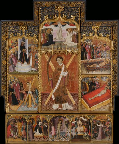 Altaarstuk van Sint Vincent door Bernat Martorell