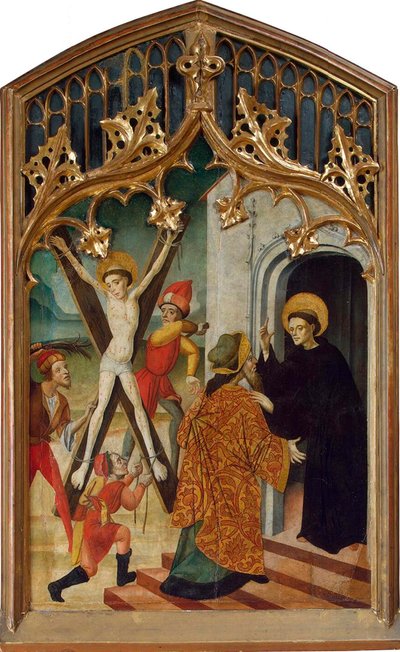Sint Vincent van Saragossa en Sint Vincent Ferrer door Bernat Martorell the Elder