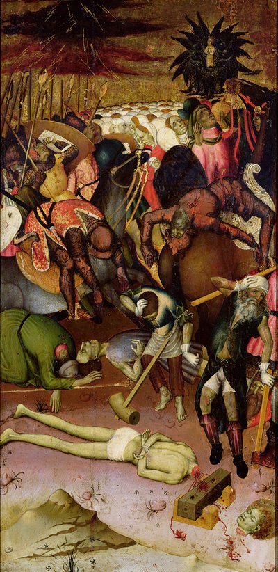 De Onthoofding van St. George, paneel van een altaarstuk door Bernat Martorelli