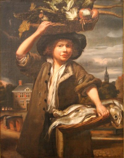 Allegorie van aarde en water door Bernhard Keil