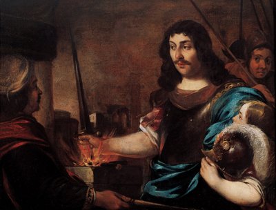 De heldhaftigheid van Caius Mucius Scaevola door Bernhard Keil