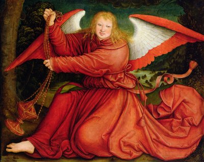 Een Engel met een Wierookvat door Bernhard Strigel