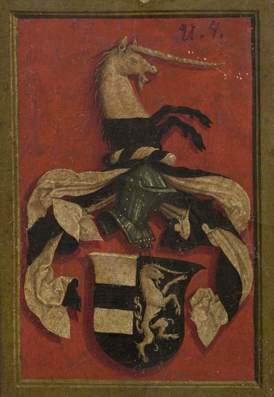Hans Roth [achterzijde] door Bernhard Strigel