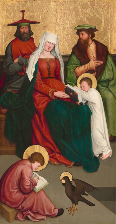Heilige Maria Salome en haar familie door Bernhard Strigel