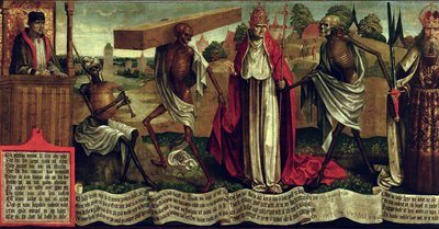 Dodendans, ca. 1499 (detail) door Bernt Notke