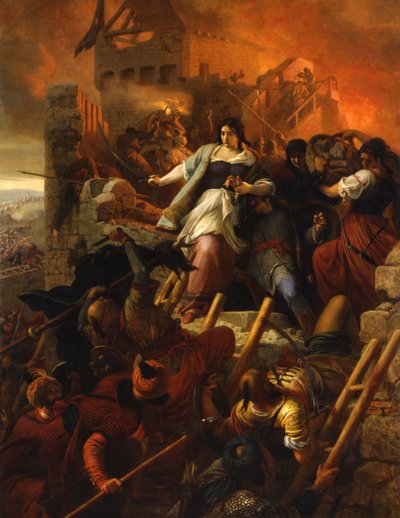 De Vrouwen van Eger, 1867 door Bertalan Székely