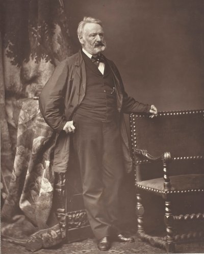 Victor Hugo Franse romanschrijver, toneelschrijver en dichter, 1802-1885, 1875-76 door Bertall et Cie