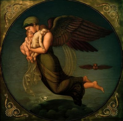 A.Senff, De nacht met haar kinderen door Bertel Thorvaldsen