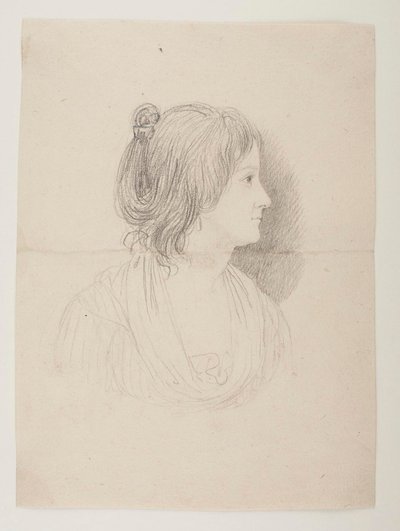 Portret van een vrouw (Marie Puggaard?) door Bertel Thorvaldsen