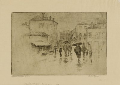 April Douche, Venetië door Bertha E. Jaques