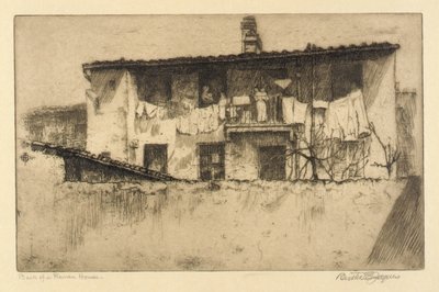 Achterzijde van een Romeins huis door Bertha E. Jaques