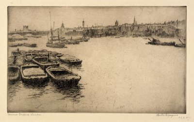Theems Scheepvaart, Londen door Bertha E. Jaques