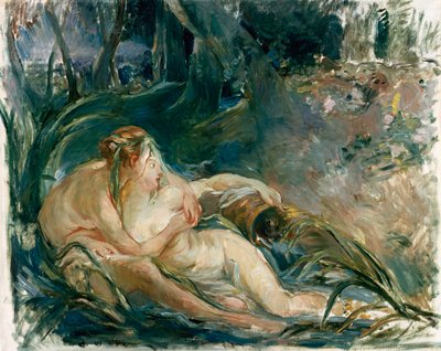 Apollo verschijnt aan Latone, naar Boucher door Berthe Morisot