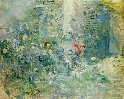 Tuin in Bougival Le jardin à Bougival door Berthe Morisot