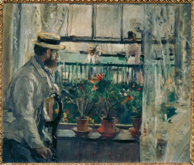Interieur, Isle of Wight door Berthe Morisot