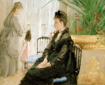 Interieur door Berthe Morisot