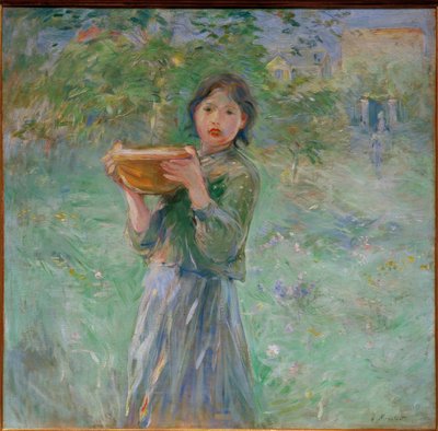 De melkkan door Berthe Morisot