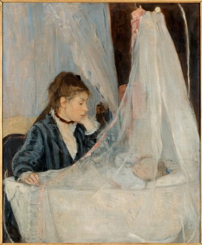 De Wieg door Berthe Morisot