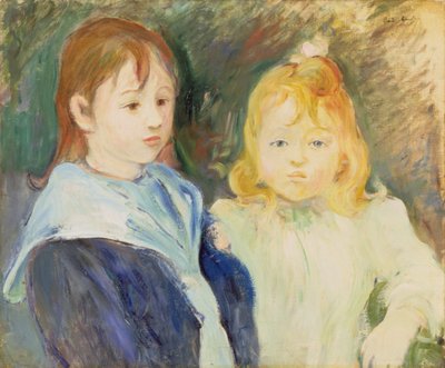 Portret van twee kinderen, 1893 door Berthe Morisot