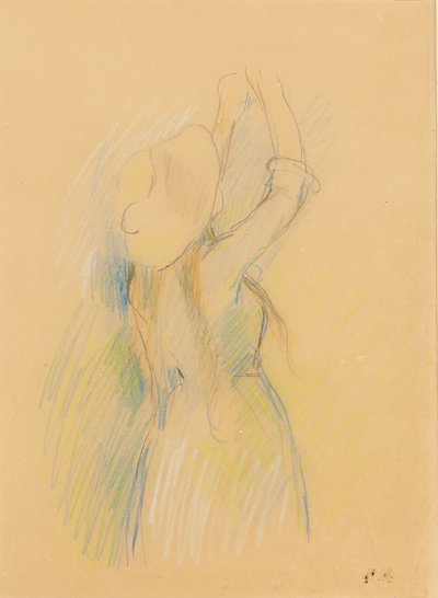 Studie voor "Le cerisier", 1891 door Berthe Morisot