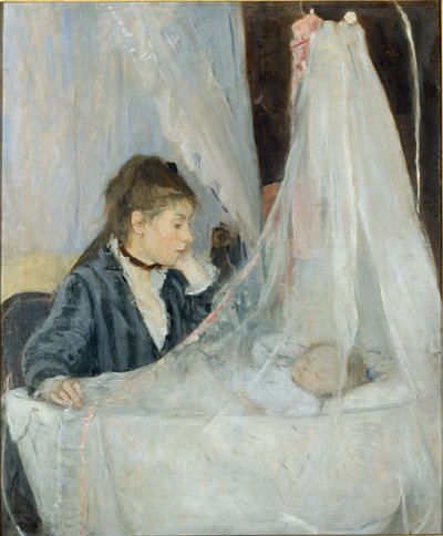 De Wieg door Berthe Morisot