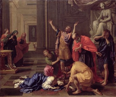 De dood van Lucretia door Bertholet Flemal