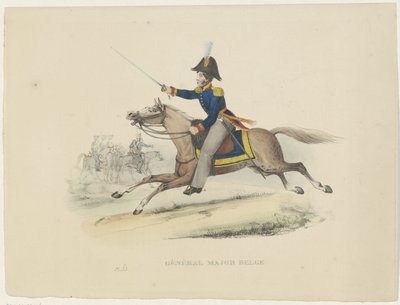 Belgische generaal-majoor, 1830 door Bertrand