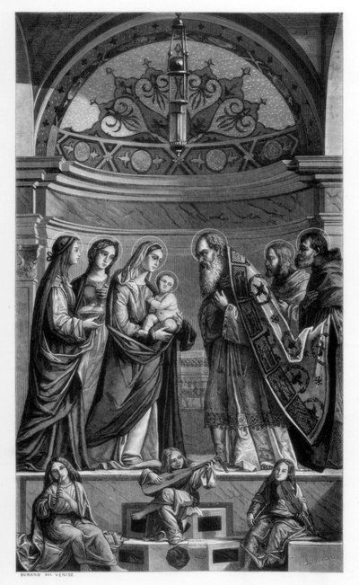 Presentatie van Jezus in de tempel, 1510 1870 door Auguste Bertrand